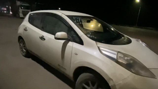 Nissan Leaf пришел! Снимаю с автовоза ! SUB смотреть онлайн