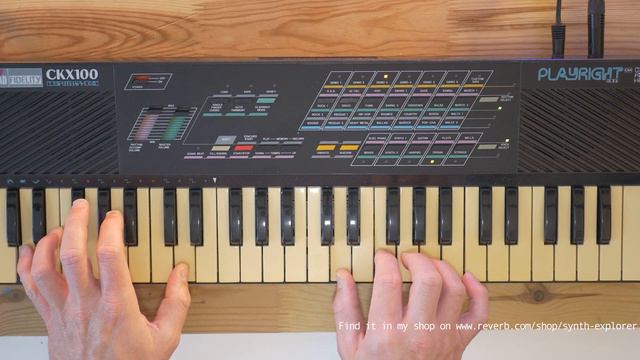 Classic 80ies synth test and review (No Talking)