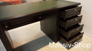 Письменный стол из массива дерева на заказ 4.avi