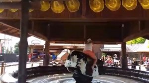 Аттракцион "Бешеный бык")))Испания.
