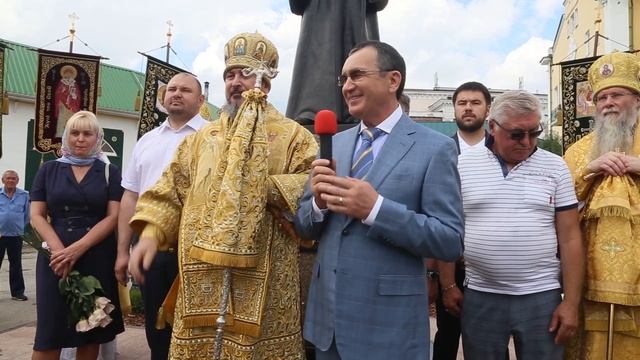 Церемония открытия памятника митрополиту Варнаве 30.07.2023