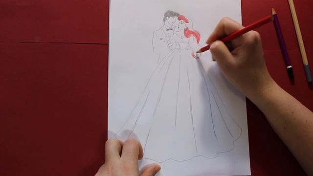 Ариэль Русалочка Простые рисунки принцесс, девушек для срисовки карандашом Для начинающих за 5 мину смотреть онлайн