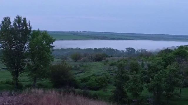 Река из тумана. Подольск Одесской области. 16 мая 2021 г.