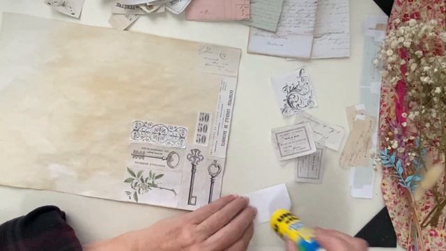 Junk Journal Pocket Tags #papercraft смотреть онлайн