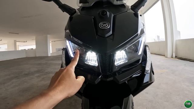 WMOTO RT3S N1 2023 Malaysia REVIEW | MAXI SCOOTER | DASHCAM | TFT LCD