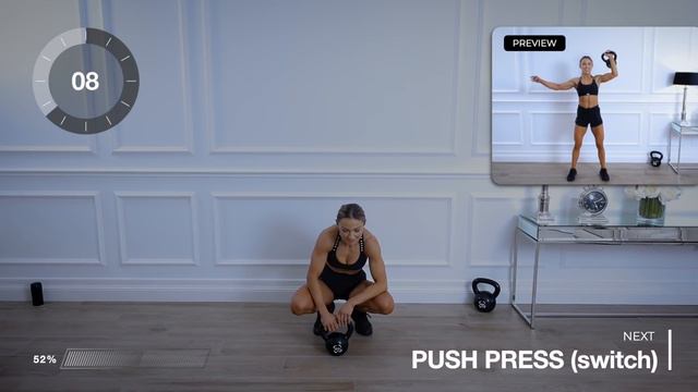 KETTLEBELL CARDIO WORKOUT - Kick-ass Kettlebell Series  Day 4