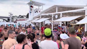 Дискотека 🕺 на пляже Взморье в Лазаревском