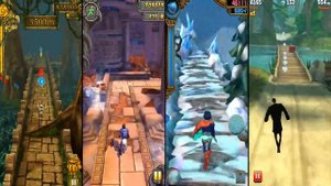 Temple Run Vs Temple Run 2 Blazing Sands Vs Spirit Run Vs Agent Dash - Endless Run Gameplay