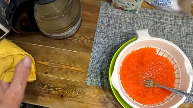Вкусная икра кеты быстро! Солим икру