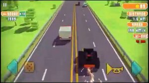 Прохождение игры Blocky Highway! Часть #1!