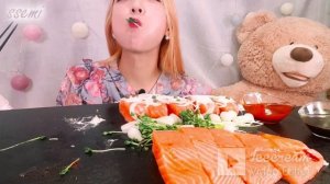 [Mukbang] Salmon ASMR Eating_SSEMI