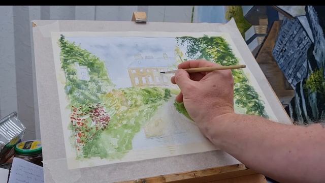 Pavilion Gardens, Buxton in watercolours! смотреть онлайн