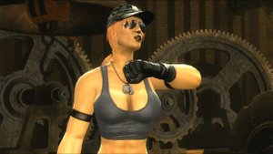 Mortal Kombat 9 | Sonya Blade Expert Ladder Walkthrough and Ending (No Rounds Lost)