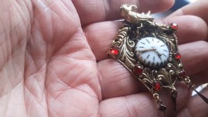 Посылка из Казахстана!? Броши-часики. Распаковка винтажной бижутерии.