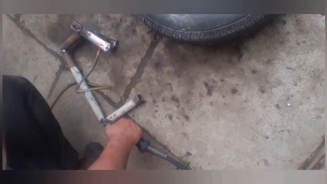 Колесо от машины на велосипед, и как его поставить. смотреть онлайн