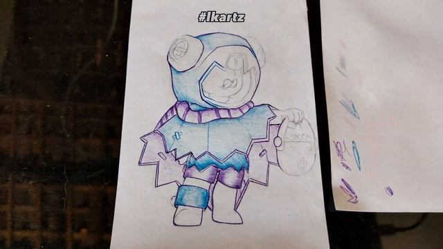 draw Leon from Brawl Star as a ghost for Halloween #drawing #fanart #brawlstars смотреть онлайн