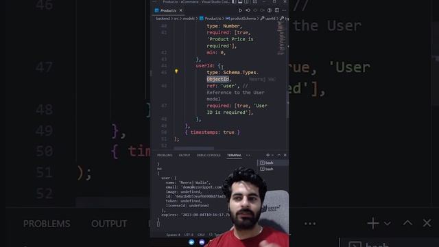 How to create reference in mongoDB