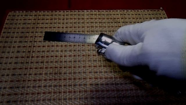Складная финка НКВД с самшитом и оружейной насечкой.