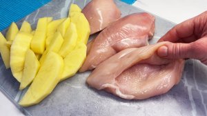 Рецепт сочной фаршированной куриной грудки на ужин❗️ Вкуснейшее блюдо❗️