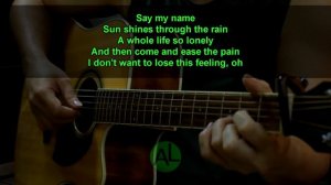 Eternal flame - The Bangles (Acoustic karaoke)