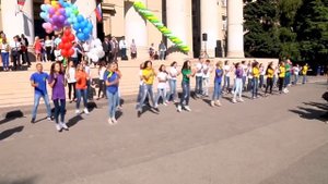Флешмоб посвящение в студенты ВолГАУ 2016