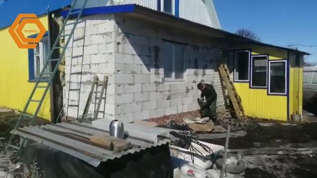 Утепление ППУ пристроя дома на Промус-НП смотреть онлайн