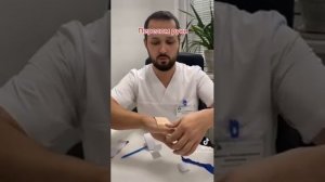 Гипс на руку при переломе кисти.