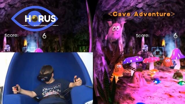 9D VR Experience Pod game footage смотреть онлайн