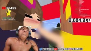 IShowSpeed shows Minecraft d*ck and ends the stream!