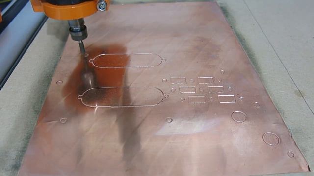 CNC Cutting a Copper Shield for a Modified Fender Stratocaster смотреть онлайн