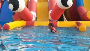 АКВАПАРК на  море и надувной батут  Giant Water Inflatable Trampoline