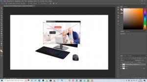 Как  правильно вставить фотографию в экран монитора