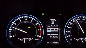 Расход топлива и красивый пробег Тойота Хайлендер Toyota Highlander