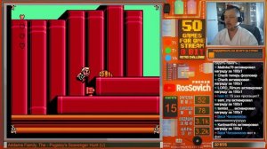 Retro Challenge 8-Bit - 50 Games for 1 Stream. Rossovich Game Start.