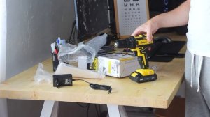 Распаковка - Аккумуляторная дрель-шуруповерт Kolner KCD 18/2L