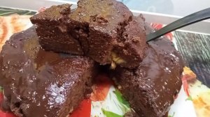 Шоколадно-банановый пирог