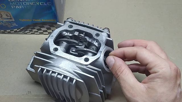 Головка цилиндра (в сборе) мопеда Альфа Дельта DELTA 110 куб. Обзор смотреть онлайн