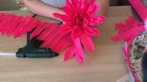 Ростовые цветы своими руками. Как сделать огромный бутон.