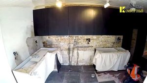 Ремонт кухни своими руками. Дизайнерский  бюджетный ремонт