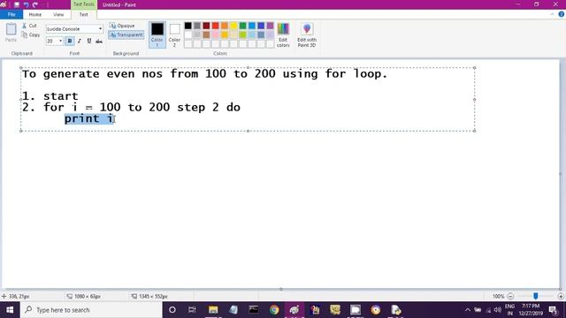 Free Python course - Python program to display Evens From 100 To 200