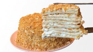 Быстрый НАПОЛЕОН со сливочным кремом !!