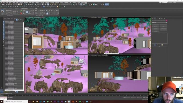 Экстерьерная визуализация в 3ds max/corona. РЕАЛЬНЫЙ ПРОЕКТ! Запись стрима. ЧАСТЬ - 5 смотреть онлайн