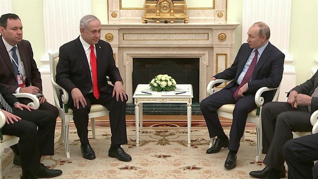 Владимир Путин обсудил с Биньямином Нетаньяху план по ближневосточному урегулированию