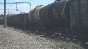 Электровоз ВЛ 85 119 С Грузовым  поездом  ВСЖД Улан Удэ