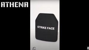 ATHENA бронепластина strike face, материал - бронекерамика, СВМПЭ, от компании Olympus armor