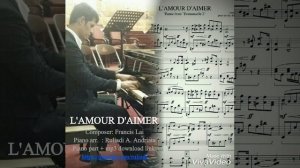 Francis Lai - L'AMOUR D'AIMER  (EMMANUELLE 2) - cover piano part + mp3 download link