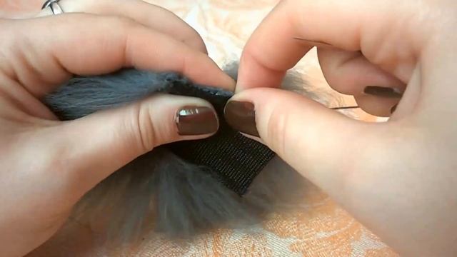 DIY : Брошь из меха / Fur brooch смотреть онлайн