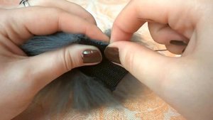 DIY : Брошь из меха / Fur brooch