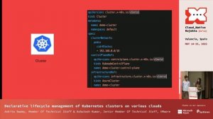 Declarative lifecycle management of Kubernetes clusters on various clouds
