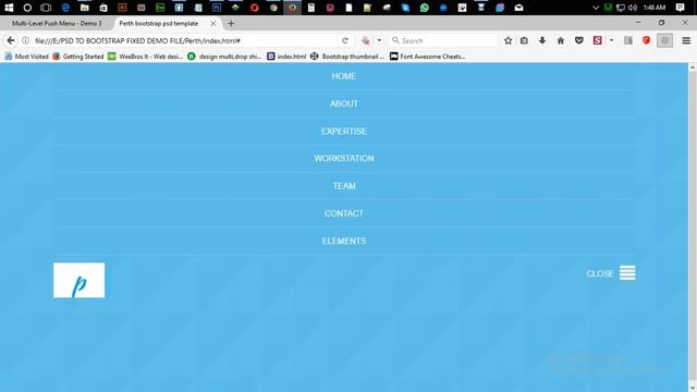 psd to bootstrap header part 1 смотреть онлайн